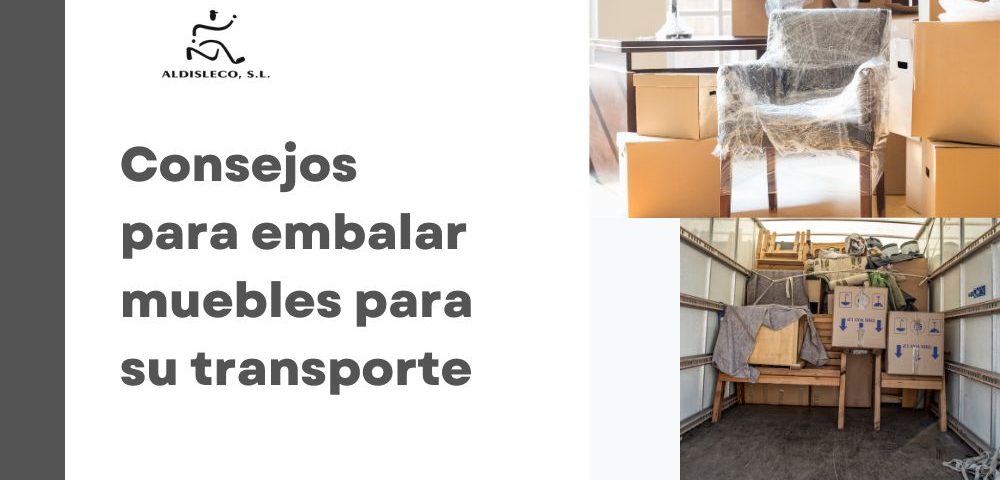 imagen destacada post sobre consejos para embalar muebles para su transporte